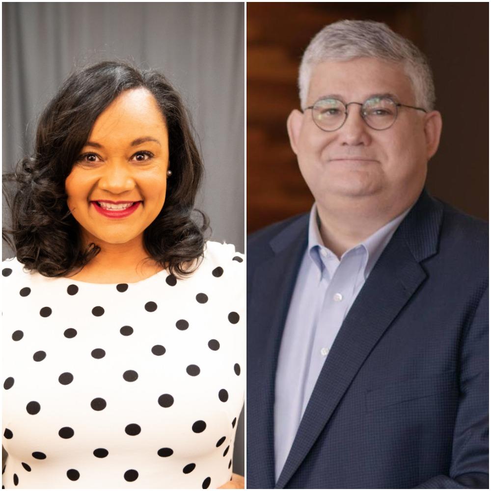 Democrat Nikema Williams (left) and Republican David Shafer will be tasked with leading their respective parties ahead of the 2020 elections.