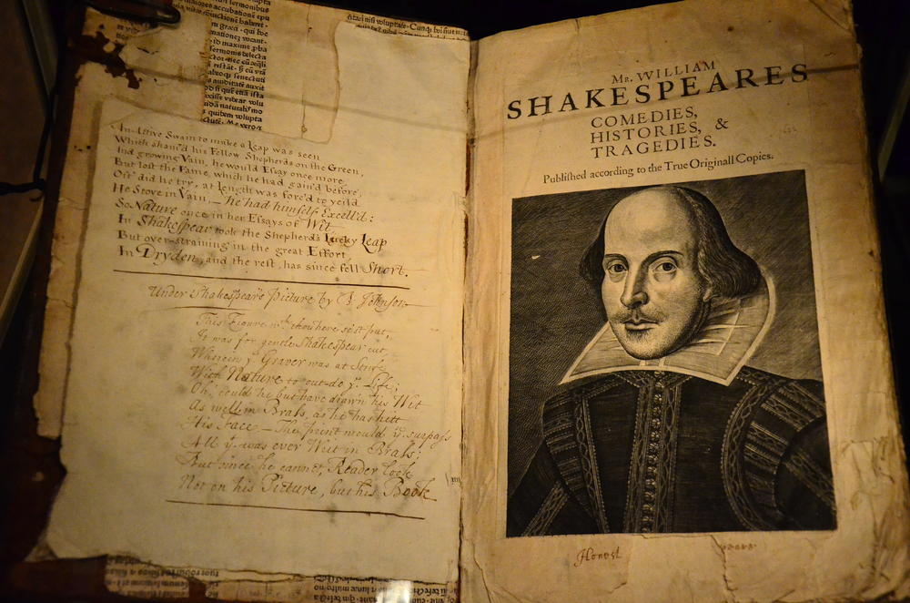 William Shakespeare's first folio
