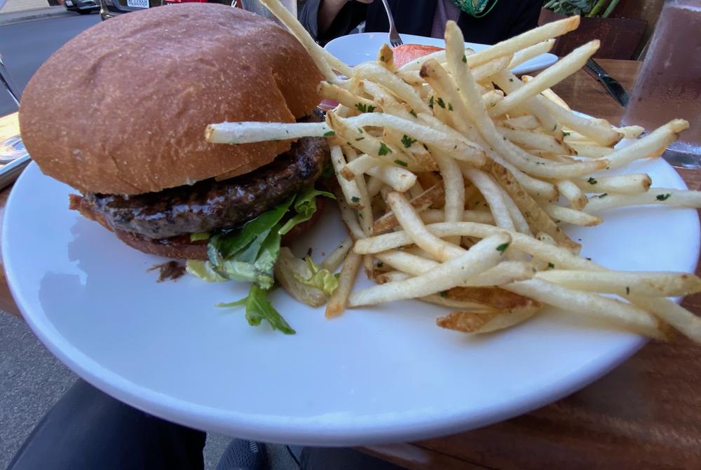 Mmmm, burger.
