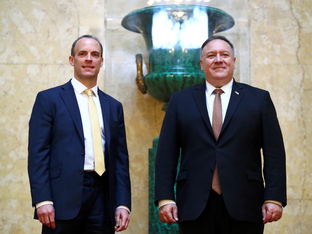 British Foreign Secretary Dominic Raab hosted his U.S. counterpart, Mike Pompeo, on a visit to London on Tuesday. During a joint news conference, Raab took issue with the report's findings.