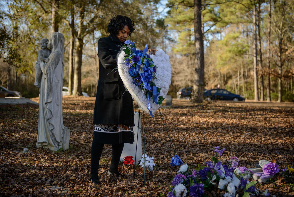 Claudia Lacy at her son Lennon's Grave from the film 'Always in Season.' The film screens on Tuesday, Feb. 11 at 6 p.m at GPB in Atlanta.