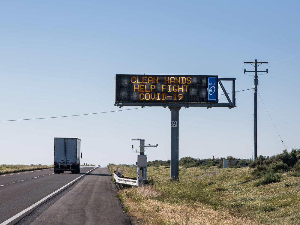 Kern County, shown here in April, is one of eight counties in California's Central Valley that will receive federal funding and resources to help relieve inundated hospitals and mitigate the spread of COVID-19.