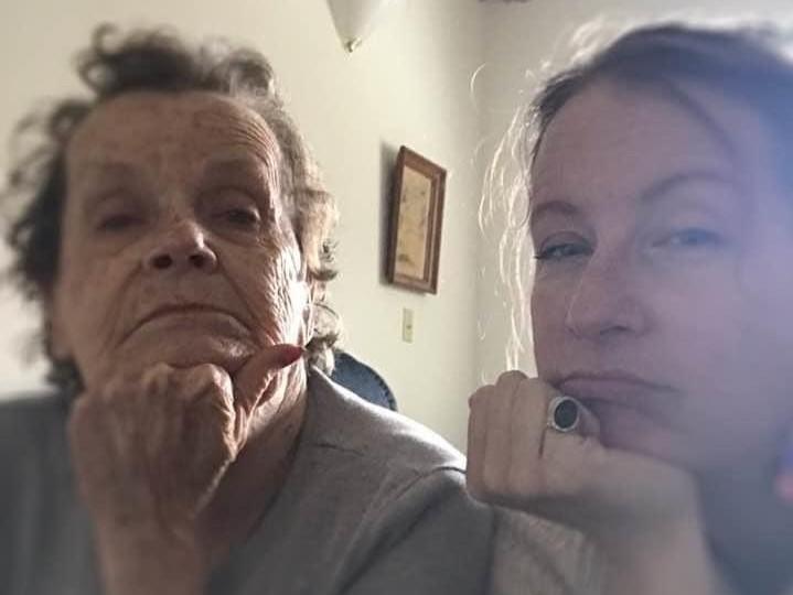 Juanita Giles and her mother, Mary Morton Giles.