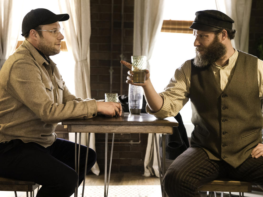 Seth Rogen stars alongside ... well, Seth Rogen, in the HBO Max movie <em>An American Pickle</em>.