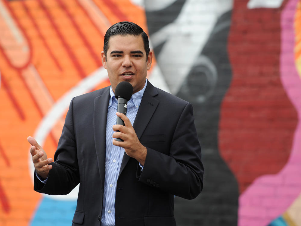 Long Beach Mayor Robert Garcia, pictured in 2016, says his mother 