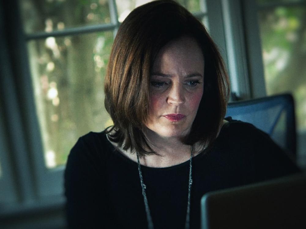 Author Michelle McNamara, in the HBO documentary series based on her book.