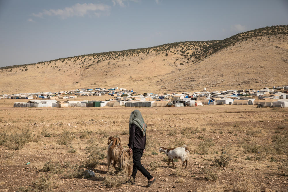 Yazidis continue to live in emergency tents near the top of Mount Sinjar six years after being displaced from their towns and villages. Some of them say they feel safer on the mountain where they fled to escape ISIS.