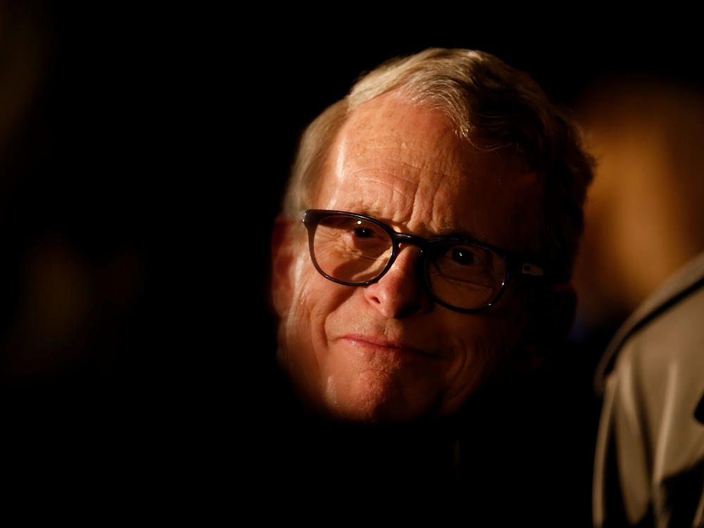 Ohio Gov. Mike DeWine was tested as part of a protocol to meet with President Trump. His first test result was positive but the second was negative.