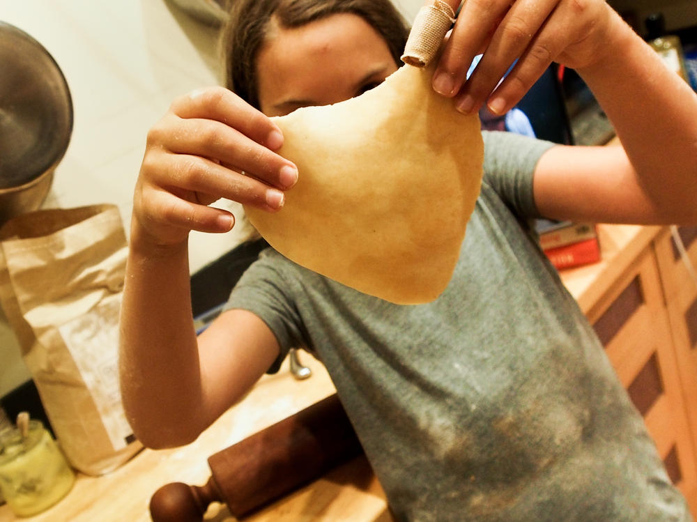 The reporter's son and 30 other kids from as far away as Vancouver, Canada, San Jose, Ca. and Washington D.C. cooked dinner for their families for an entire week.