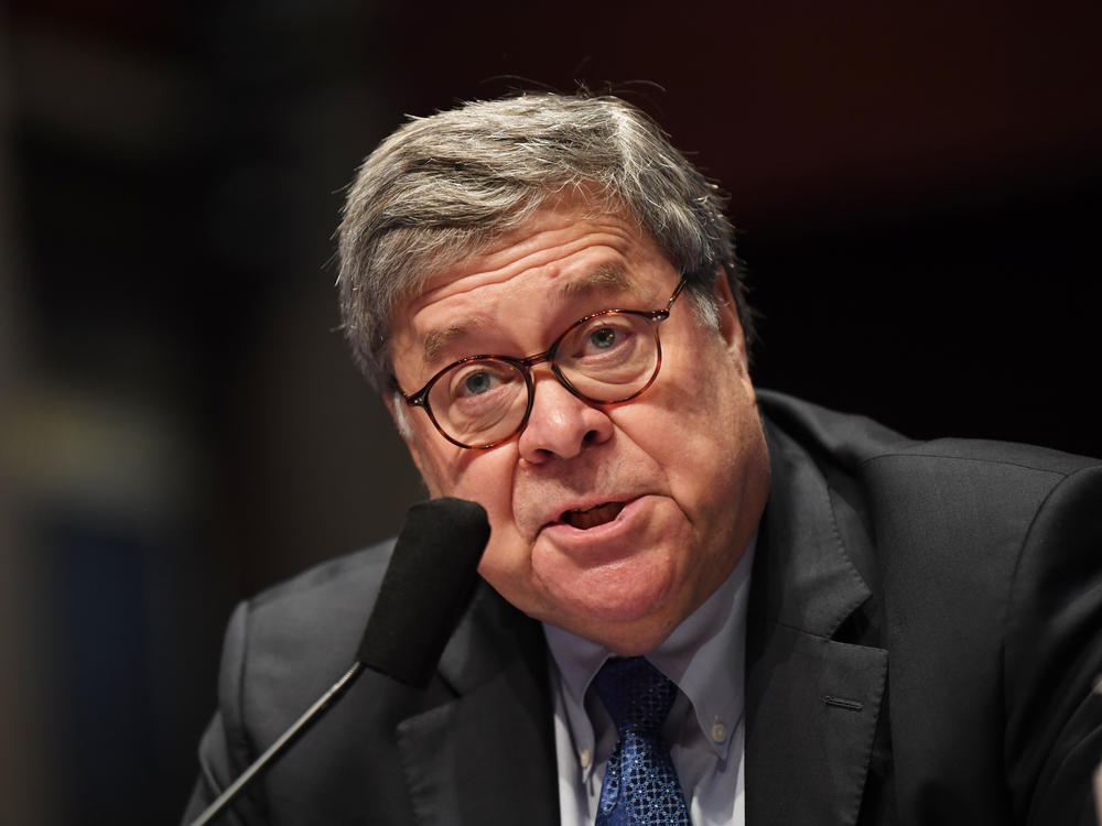 Attorney General William Barr appears before the House Judiciary Committee on July 28.