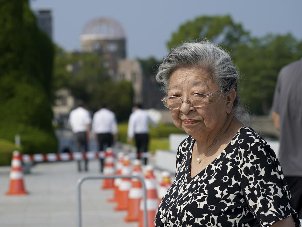 Koko Kondo at Hiroshima Peace Memorial Museum in Hiroshima, Japan, on August 5, 2020. Kondo was determined to get revenge on the person who dropped the atomic bomb on her city. Then, she met him.