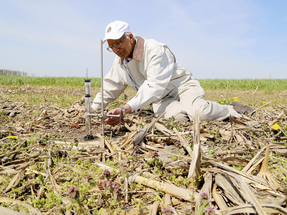Rattan Lal, an Indian-born scientist, has devoted his career to finding ways to capture carbon from the air and store it in soil.