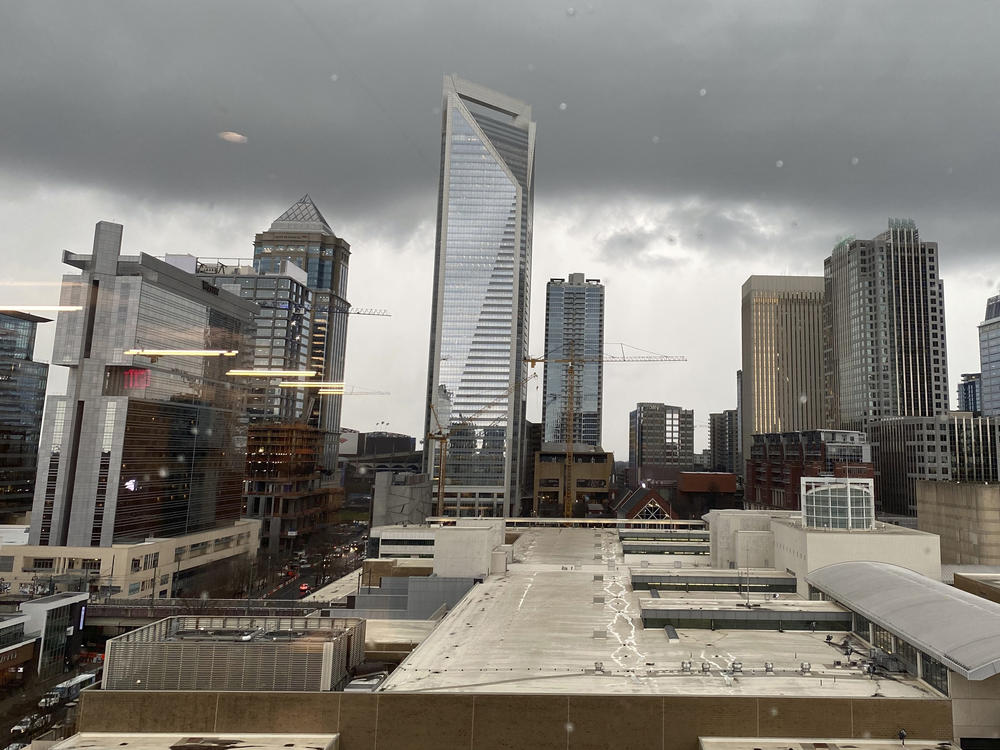 Instead of meeting inside Charlotte, N.C.'s downtown arena, the Republican National Committee will hold scaled-down meetings inside the city's convention center.