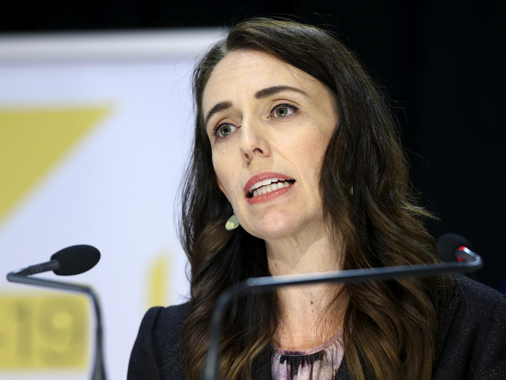 New Zealand Prime Minister Jacinda Ardern, seen here in May, said Tuesday that the country had four new cases of COVID-19. The government moved quickly to contain the outbreak and increased alert levels throughout the country.