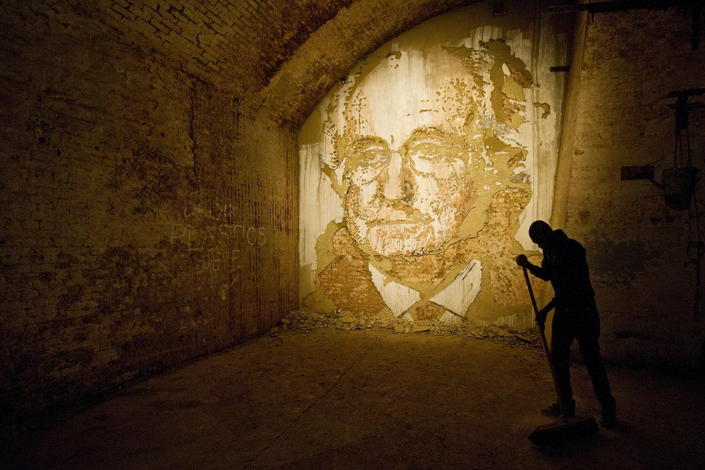 <em>Bernie Made Off</em> in the Old Vic Tunnels in south London in October 2010.