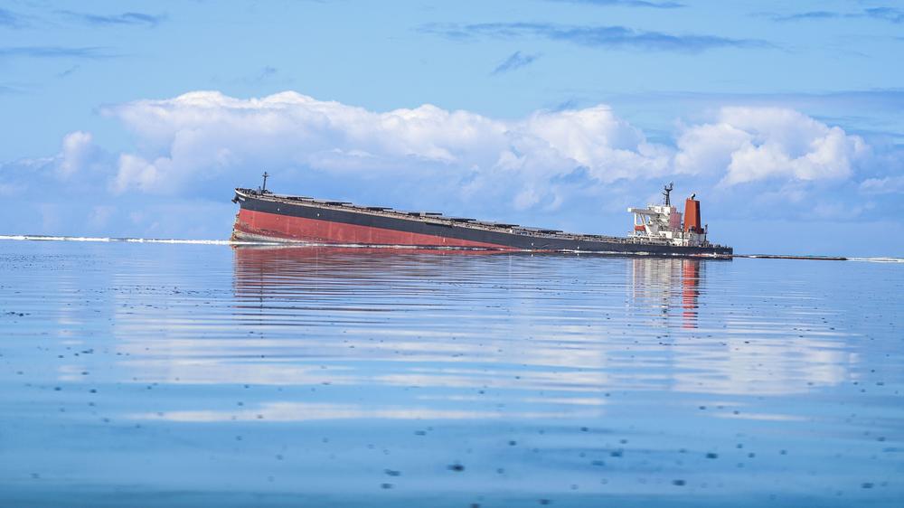 The vessel MV Wakashio was grounded on a reef for nearly two weeks before it began to leak large quantities of oil. The Japanese company that owns the ship says bad weather and rough seas caused one of the tanks of the vessel to be breached. Now a crack inside the hull of the ship has expanded and authorities worry it could break apart.