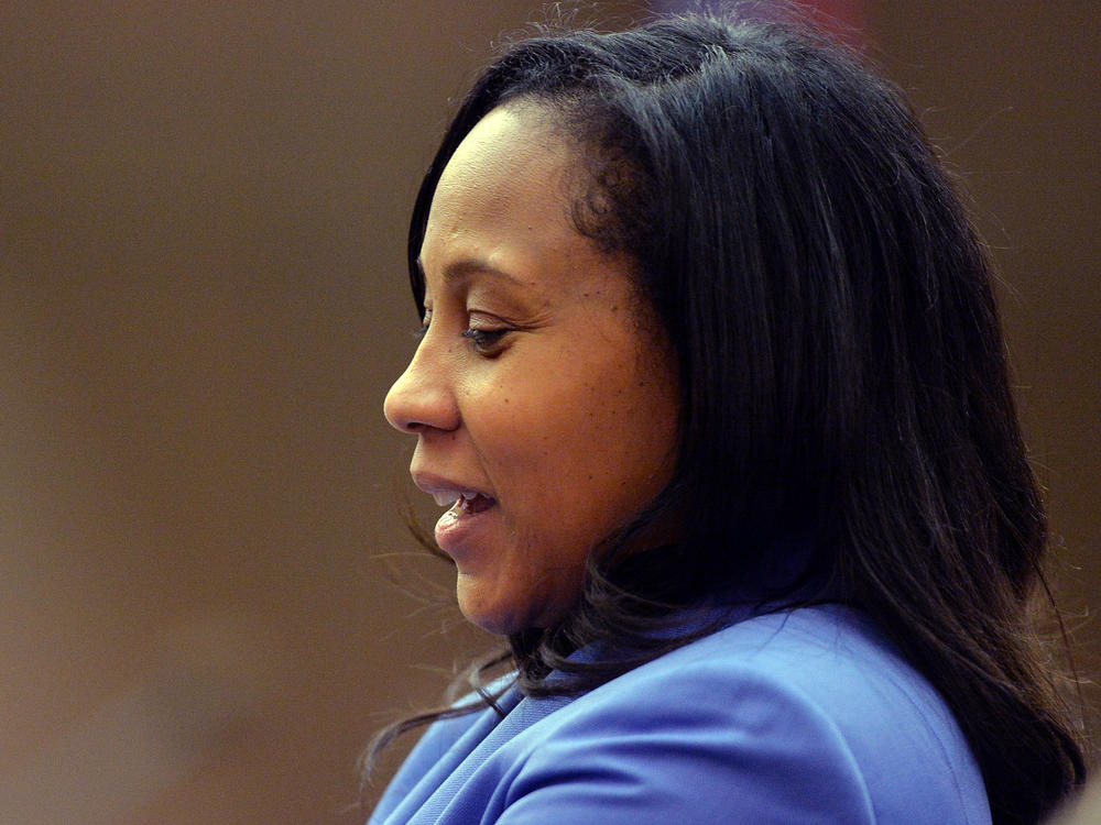 Fani Willis is poised to become the next Fulton County District Attorney after winning a runoff election against her former boss on Tuesday. Willis is seen here in 2014 during the trial of 12 former Atlanta Public Schools educators accused in a conspiracy to inflate state test scores.