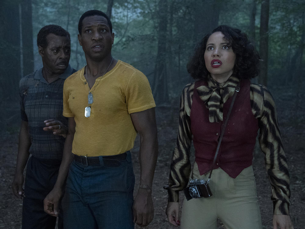 <em>Halt! Cthulhu goes there? (L to R):</em>Uncle George (Courtney B. Vance), Atticus (Jonathan Majors) and Letitia (Jurnee Smollett) in HBO's <em>Lovecraft Country.</em>