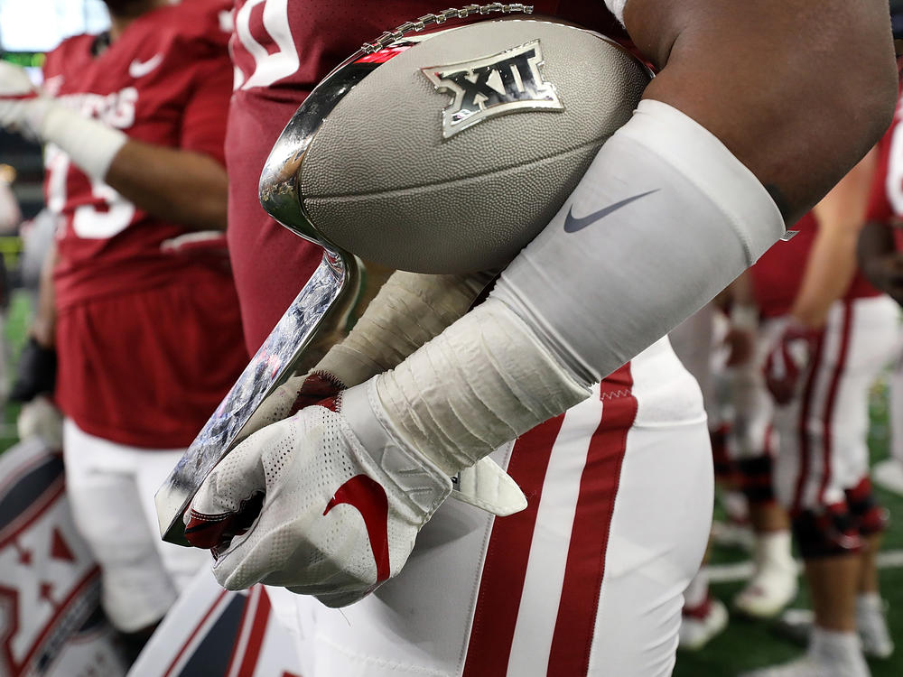 The Big 12 says its schools will start playing their conference games in late September, under a schedule that's been reduced due to the coronavirus. The conference hopes to hold a championship game in December.