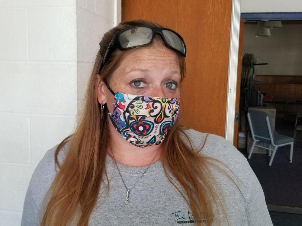 Jennifer Austin, a recovery coach who has struggled with addiction, usually hosts Narcotics Anonymous classes at this Salvation Army center in Ogdensburg, N.Y. They've been canceled because of the pandemic, leaving more people vulnerable to relapse and overdose. 