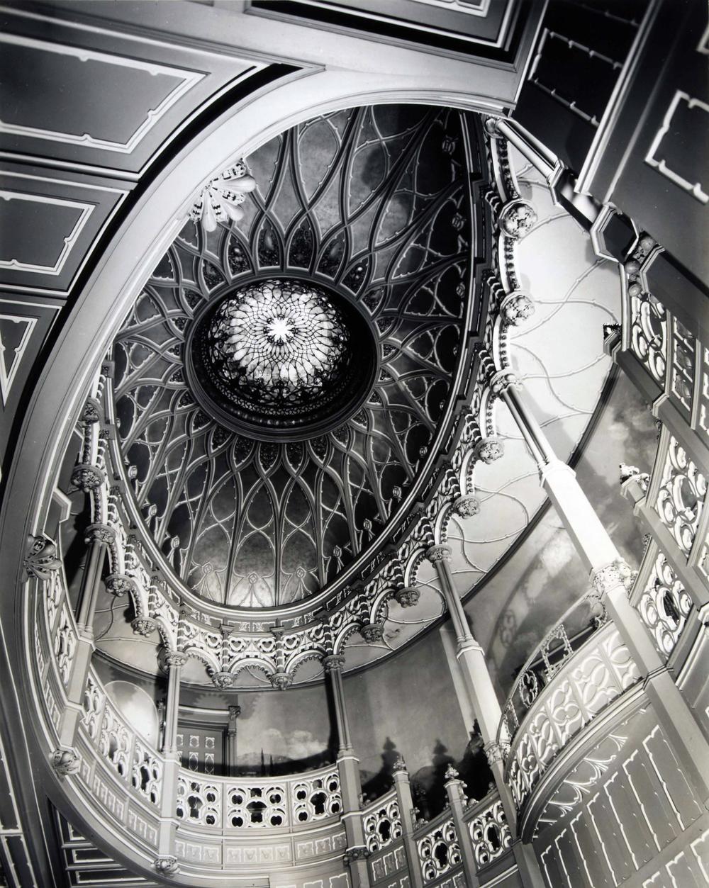 Clarence John Laughlin (American, 1905-1985), The Improbable Dome (No. 1), 1965, gelatin silver print. High Museum of Art, Atlanta, gift of Joshua Mann Pailet in honor of his mother, Charlotte Mann Pailet, her family, and Sir Nicholas Winton, 2017.427.   