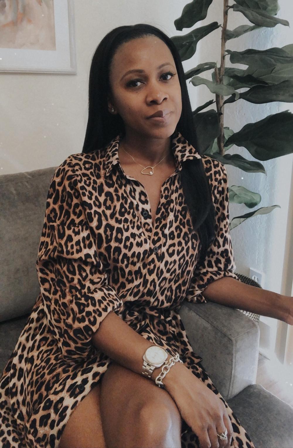Wearing this dress for a virtual brunch with friends, e-commerce merchandiser Lynette Gabriel declared it a house dress <a href=