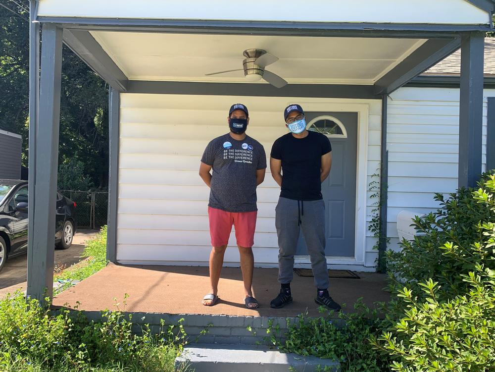 Roommates Alan Oliva and Jorge Diaz say young voters will play a key role in shifting the battleground state of North Carolina blue in the November. Both want to see President Trump voted out.