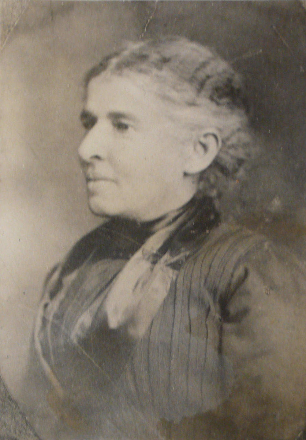 A portrait of Martha S. Jones' great-great-grandmother, Susan Davis, who was born enslaved in Kentucky.