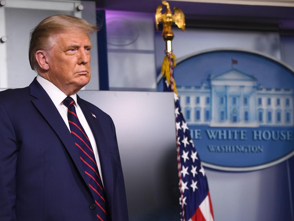 President Trump will give his Republican renomination acceptance speech outside the White House on Thursday night.
