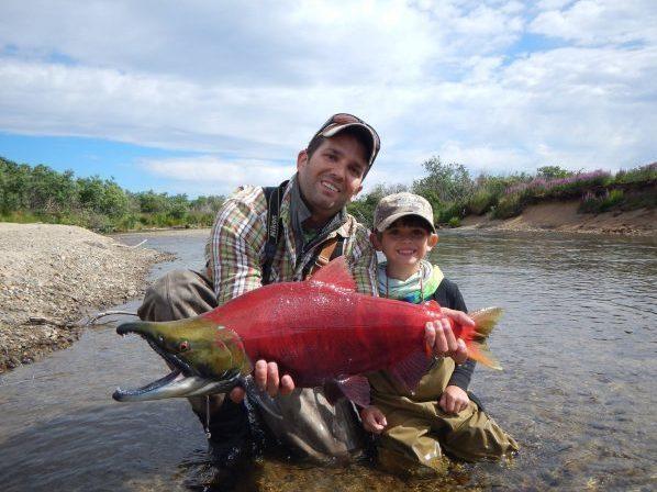 Donald Trump Jr. posted this photo of himself on Facebook in 2014. He tweeted his opposition to Alaska's Pebble Mine this month, noting its potential harm to a salmon fishery.