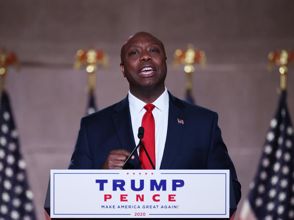 Sen. Tim Scott, R-S.C., gave a policy-driven and hopeful speech at the Republican National Convention on Monday.