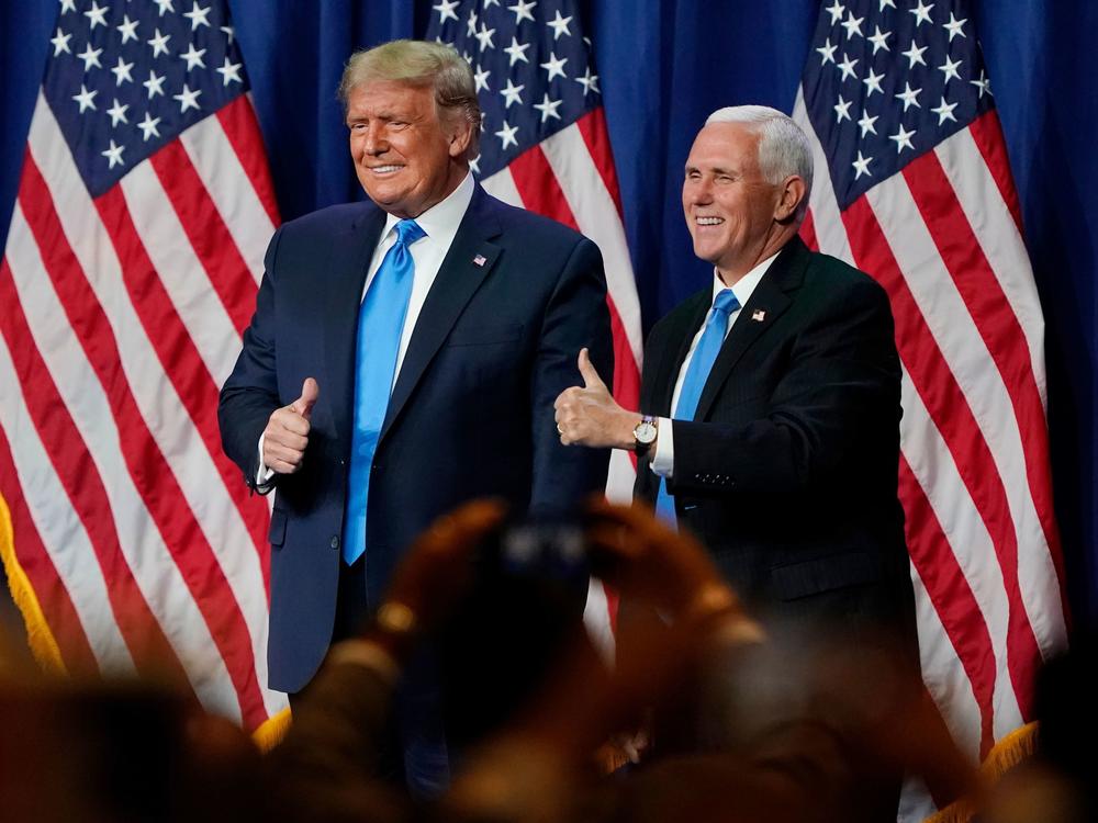 Vice President Mike Pence is seen as a loyal wing man to President Trump at the White House and on the campaign trail. He speaks to the Republican National Convention on Wednesday from Fort McHenry.