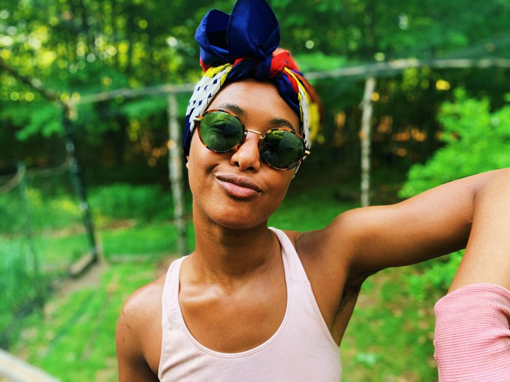 Randa Leigh, one-half of the R&B-ish duo Black Grapefruit alongside Brian Dekker, the photographer.