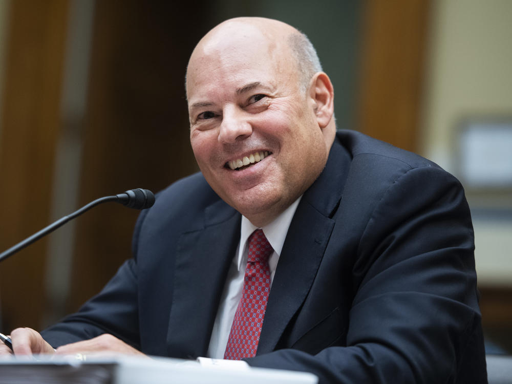 Postmaster General Louis DeJoy testifies this week during a House Oversight and Reform Committee hearing.