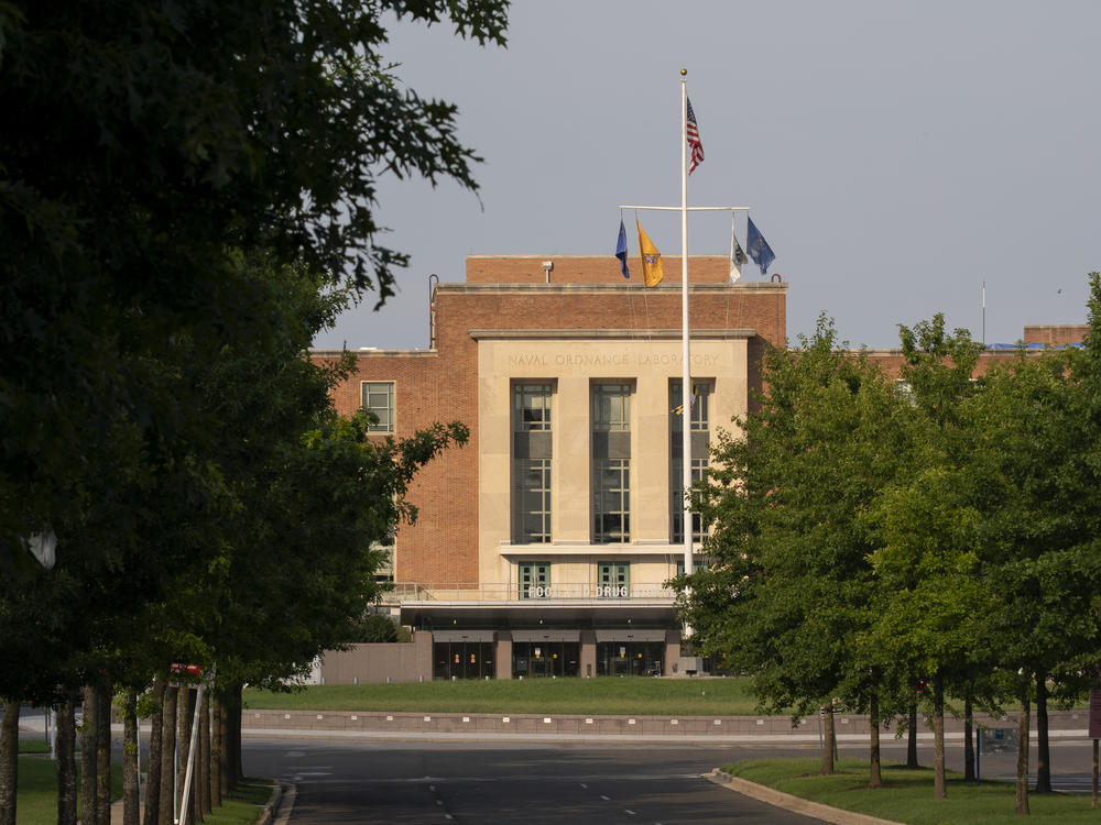 The U.S. Food and Drug Administration headquarters in White Oak, Md. The agency this week has removed a top communications official in the wake of misleading claims it made about a treatment for COVID-19.