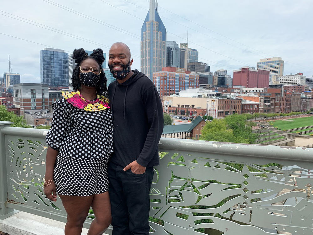 Kimberly Michaels and Marcus Robinson of Huntsville, Ala., drove to Nashville for a night to celebrate Robinson's birthday. The streets were crowded when they arrived and then quickly cleared as establishments closed at 10:30 p.m.