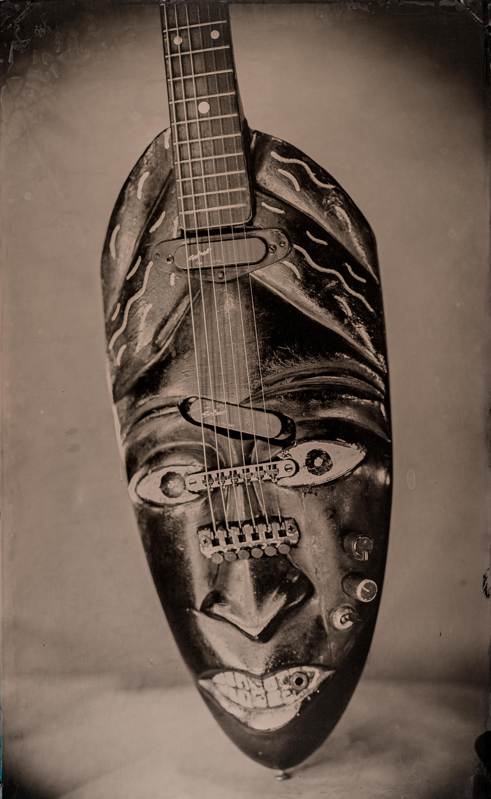 Freeman Vines' Death Mask guitar.