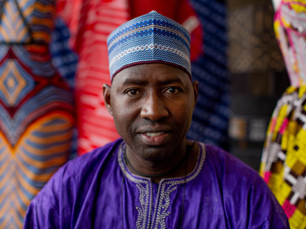 Soumana Saley, a leather craftsman from Niger.
