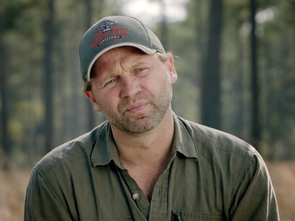 Joshua Powell appears in <em>Trust the Hunter in Your Blood</em>, a National Rifle Association fundraising film on YouTube.