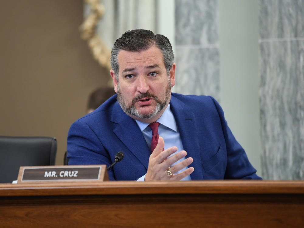 Texas Sen. Ted Cruz, shown here on Capitol Hill in June, is known to be a super fan of the movie <em>The Princess Bride</em>.