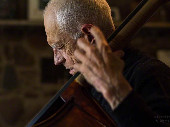 Jazz bassist Gary Peacock.