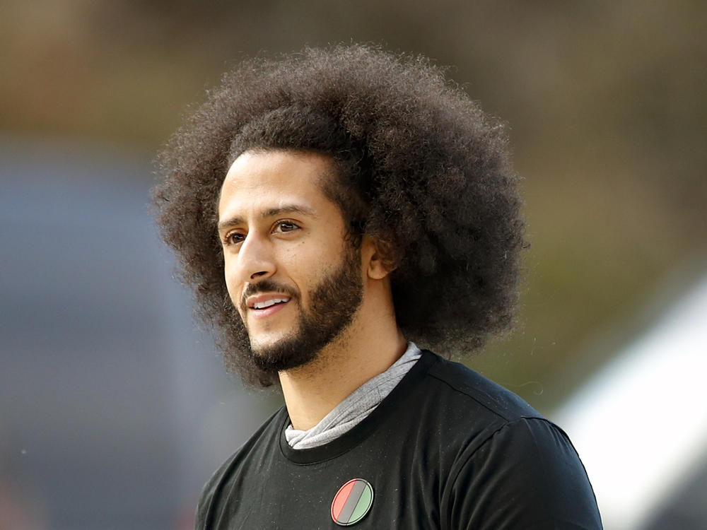 Free agent quarterback Colin Kaepernick will appear in the latest update of the Madden NFL 21 franchise. Kaepernick is seen above ahead of a workout for NFL football scouts and media in Riverdale, Ga., in 2019.
