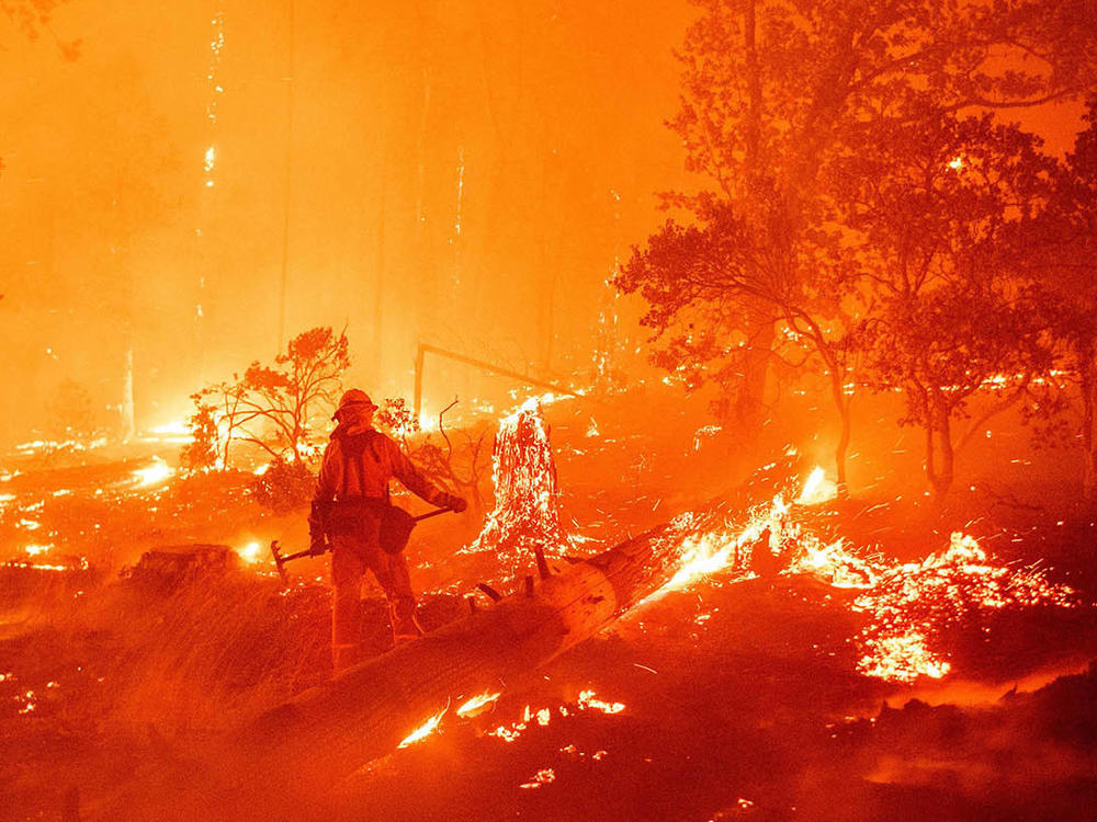 Wildfires across the West, such as the Creek Fire here in Madera County, Calif., are pushing firefighters to their limits.