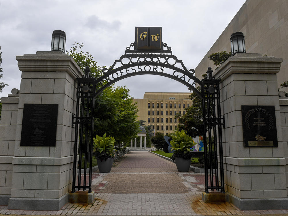 George Washington University says Jessica A. Krug has resigned from her position as an associate professor at the school.