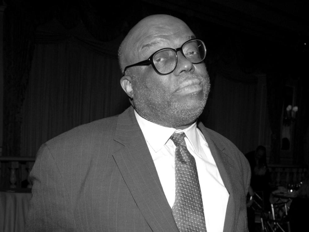 Stanley Crouch, photographed during The New School for Jazz and Contemporary Music's Beacon Awards Gala on Feb. 27, 2006 in New York.