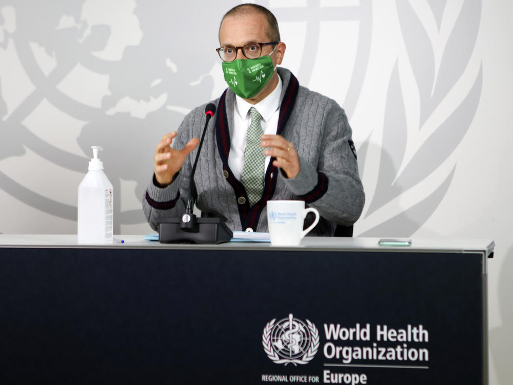 World Health Organization official Dr. Hans Kluge tells reporters that coronavirus cases are rising in Europe.