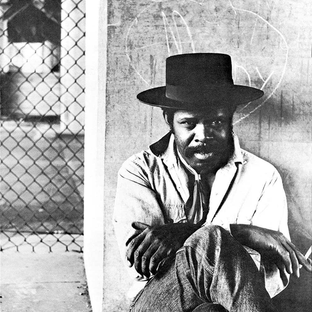 The cover photograph for Gene Russell's album <em>New Direction</em>, the first release on Black Jazz.