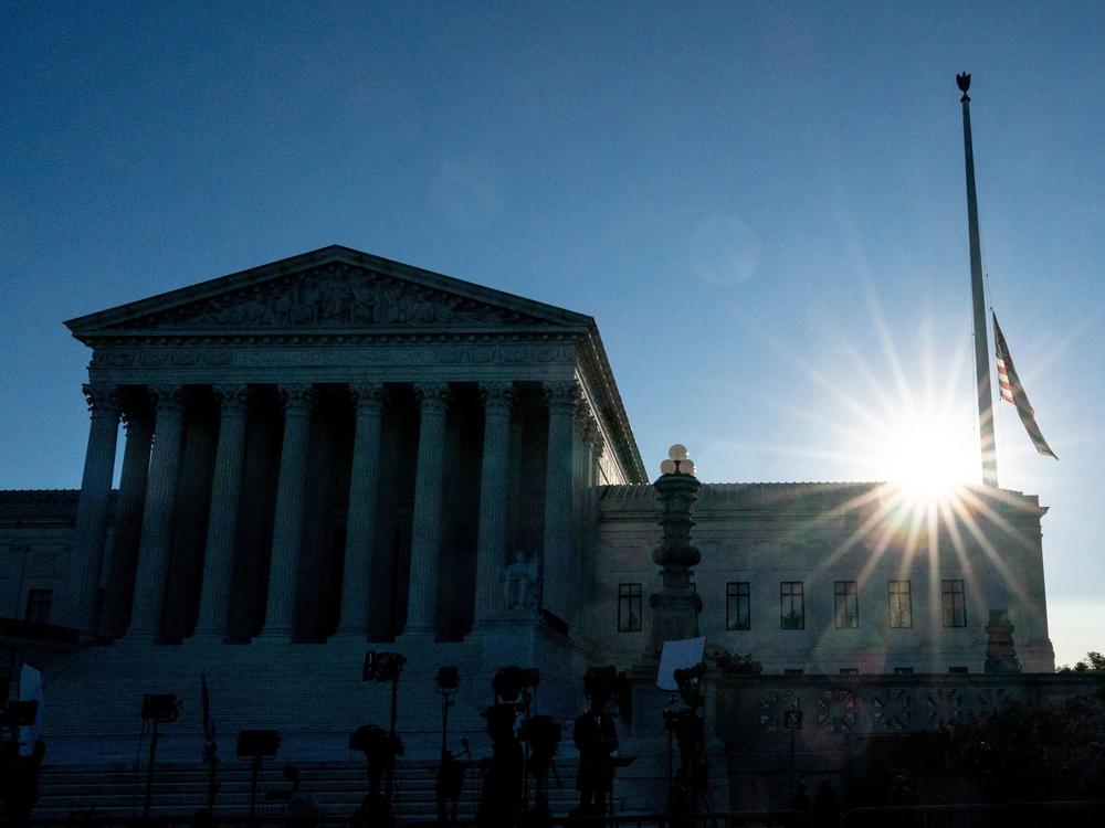 President Trump said he is looking at five potential nominees to fill the Supreme Court seat left by the death of Justice Ruth Bader Ginsburg.