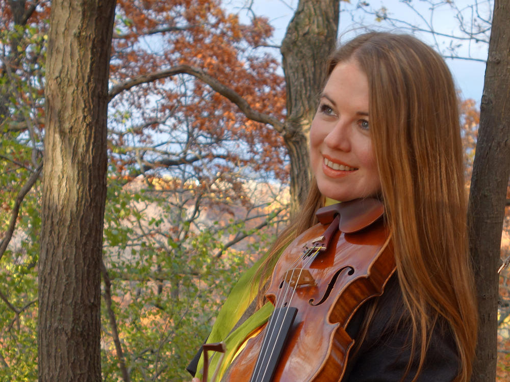 An undated portrait of the violinist Lara St. John.
