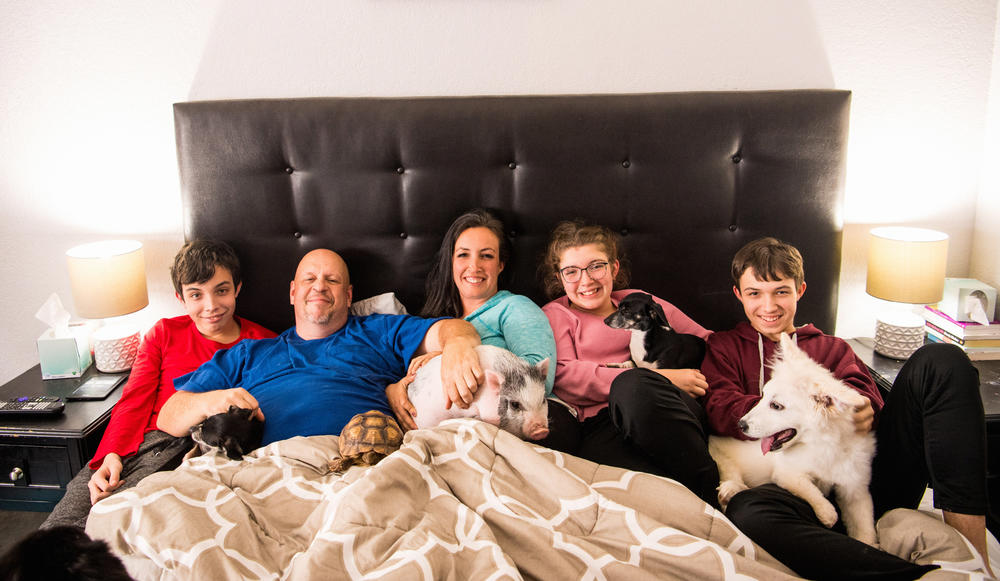 The Wallace-Griner family on <em>That Animal Rescue Show,</em> <em></em>which premieres Oct. 29 on CBS All Access.